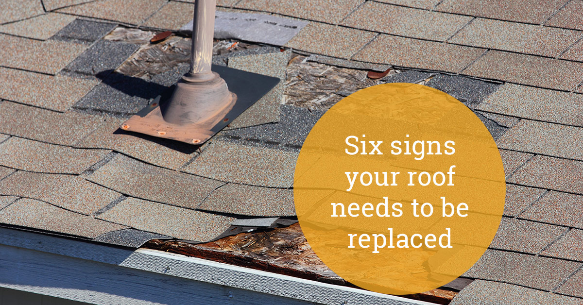 6 signs roof replacement